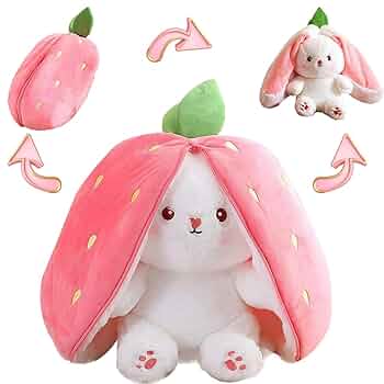Strawberry Bunny Plush