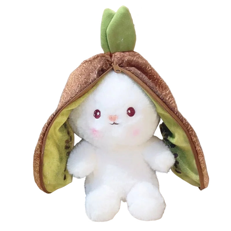 Transformable Bunny Plush | Strawberry, Carrot, Watermelon, Pineapple, Dragonfruit